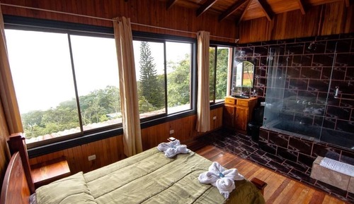 Habitación estándar doble, 1 cama de matrimonio, vistas parciales al mar