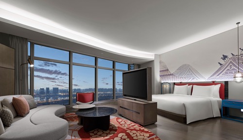 Habitación, 1 cama de matrimonio grande, vistas al río (Yue Xin)