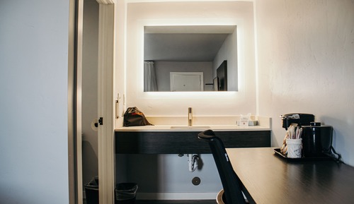 Habitación, 1 cama de matrimonio grande, no fumadores, frigorífico y microondas