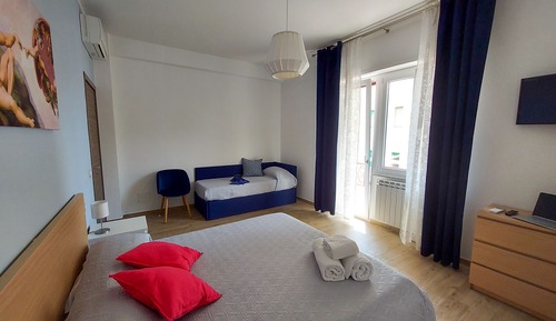 Apartamento familiar, 1 dormitorio y 1 sala de estar, Balcón, Vistas al mar