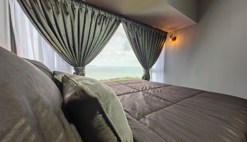 Estudio Premium, 1 cama de matrimonio, bañera, vistas al mar