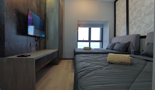Apartamento familiar, 2 habitaciones, bañera, vistas al mar