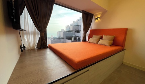 Estudio Premium, 1 cama de matrimonio grande, bañera, vistas al mar