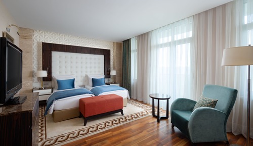 Habitación superior con 2 camas individuales, 2 camas individuales (Free City Shuttle)