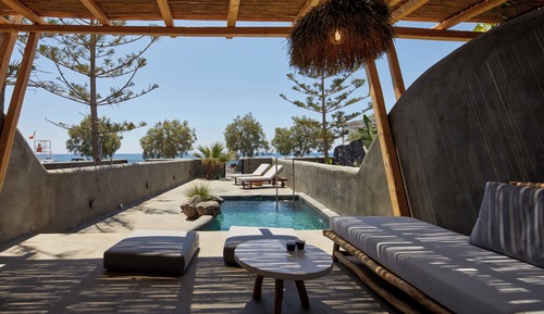 Suite clásica, piscina privada, vistas al mar