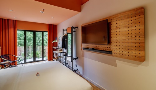 Habitación doble superior, 1 cama de matrimonio grande, balcón
