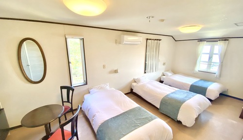 Habitación triple Deluxe, 3 camas individuales, vistas al mar