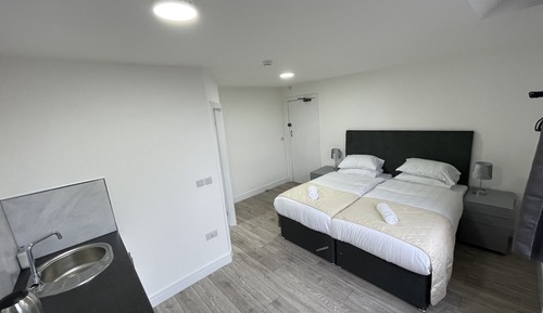 Habitación con 2 camas individuales