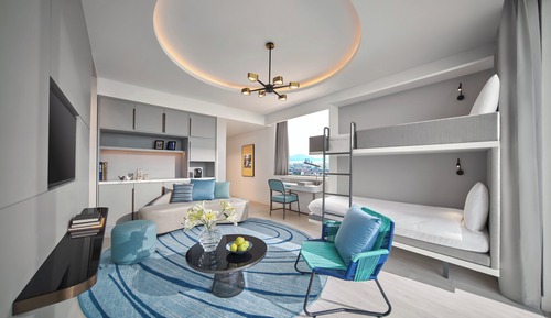 Suite familiar, 1 habitación, balcón, vistas al mar