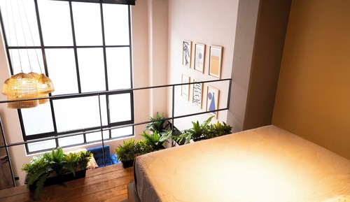Apartamento de lujo, 1 cama doble con sofá cama