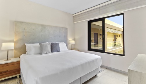 Apartamento de lujo, 1 habitación, balcón, vistas al complejo turístico