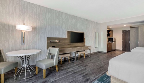 Habitación estándar, 2 camas de matrimonio, no fumadores, cocina básica