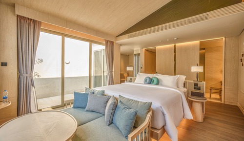 Habitación, vistas al jardín