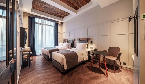 Habitación familiar con 2 camas individuales