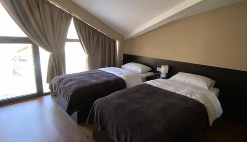 Habitación estándar con 2 camas individuales, 2 camas individuales, vistas a la montaña