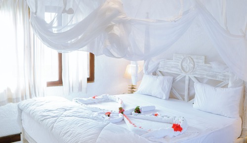 Habitación Deluxe doble, 1 cama de matrimonio grande, vistas al jardín
