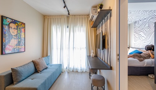 Apartamento superior, 1 cama doble con sofá cama