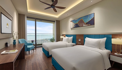 Suite, balcón, vistas al mar