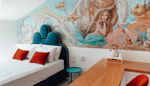 Habitación cuádruple Deluxe, vistas al mar