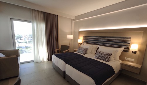 Habitación con 1 cama doble o 2 individuales