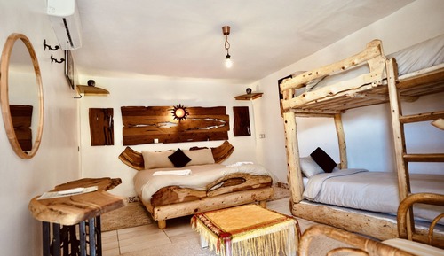 Habitación familiar, vistas al jardín