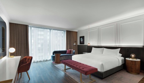 Habitación estándar, 1 cama de matrimonio grande, vistas a la ciudad