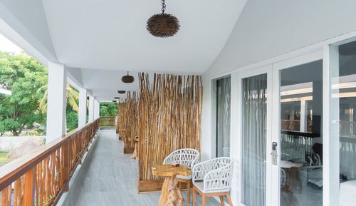 Habitación Deluxe doble, terraza, vistas al patio