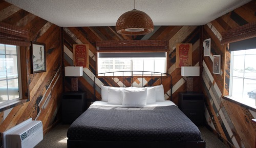 Habitación de diseño, 1 cama de matrimonio grande