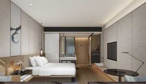 Habitación estándar, 1 cama de matrimonio grande, vistas a la ciudad