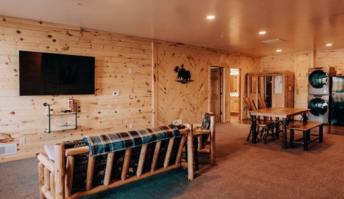 Cabaña, 2 camas de matrimonio, no fumadores, sauna