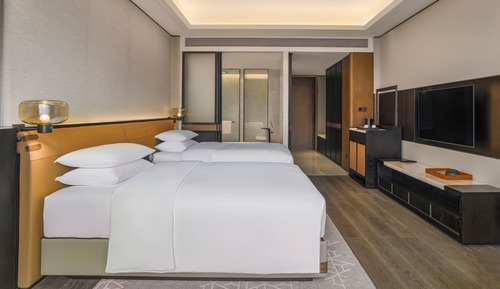 Habitación Deluxe, 2 camas dobles, vistas a la ciudad