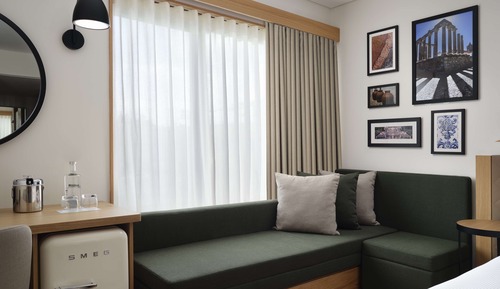 Habitación Deluxe, 1 cama de matrimonio grande con sofá cama