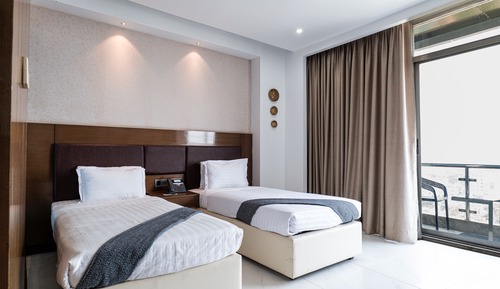 Habitación con 1 cama doble o 2 individuales
