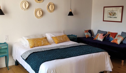 Habitación familiar, varias camas