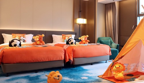 Habitación familiar, 2 camas individuales (Animal-Themed)