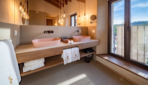 Habitación romántica, vistas al viñedo