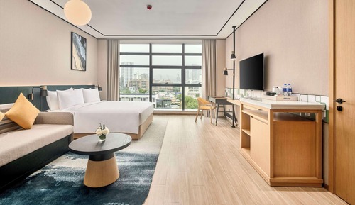 Habitación, 1 cama de matrimonio grande, accesible para personas con discapacidad