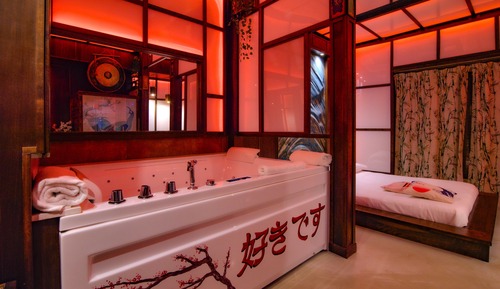 Habitación romántica con 1 cama doble o 2 individuales