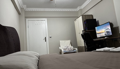 Apartamento Business, 1 cama de matrimonio grande, materiales antialérgicos, vistas al jardín