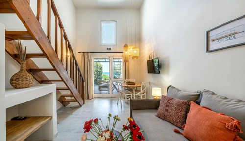 Habitación doble, varias camas, vistas al mar, entresuelo (11)