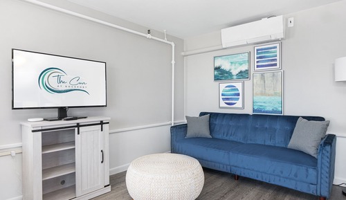 Habitación Signature, 1 cama de matrimonio grande con sofá cama, vistas al mar