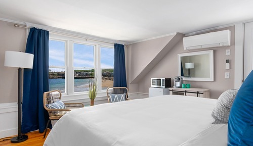 Habitación Premium, 1 cama de matrimonio grande, patio, vistas al mar