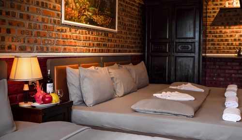 Bungalow Deluxe, varias camas, fumadores, en la zona del jardín