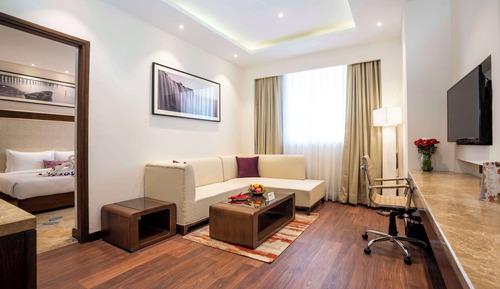 Suite ejecutiva, 1 cama de matrimonio grande, no fumadores (Separate Living Room)