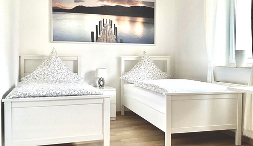 Habitación básica con 2 camas individuales, no fumadores, en la zona del patio