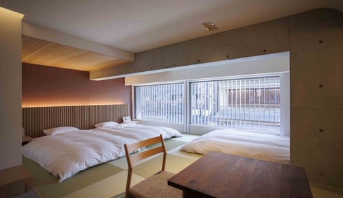 Habitación de diseño con 2 camas individuales (Japanese Modern Twin)