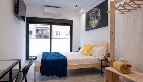 Habitación doble superior, 1 cama de matrimonio, baño privado