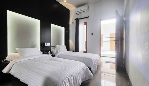Habitación con 2 camas individuales, 2 camas individuales, no fumadores, vistas al jardín