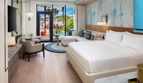Habitación Deluxe, 1 cama de matrimonio grande, junto a la piscina