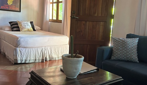 Habitación Deluxe, 2 camas dobles, vistas al patio, en la zona del jardín